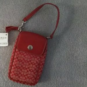 Small COACH wristlet